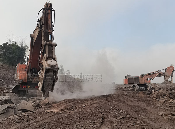 枝江市高頻破碎錘在石料礦應用
